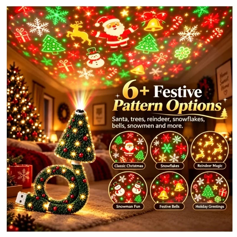 GlowTree™ Christmas Projector – Turn Any Ceiling Into a Light Show