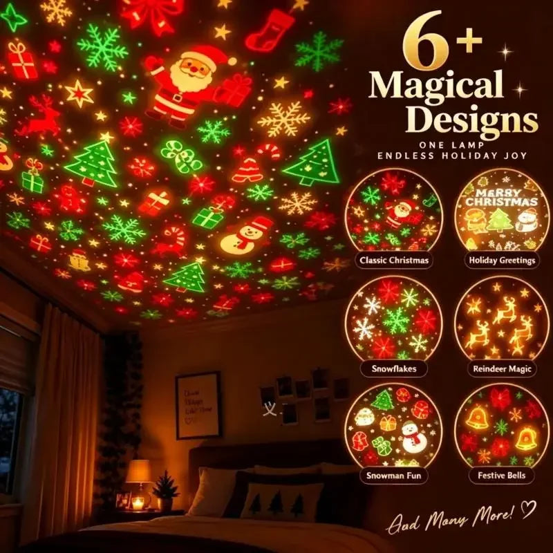 GlowTree projection on ceiling
